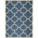 Kenny Hooked Navy/Beige Indoor/Outdoor Rug