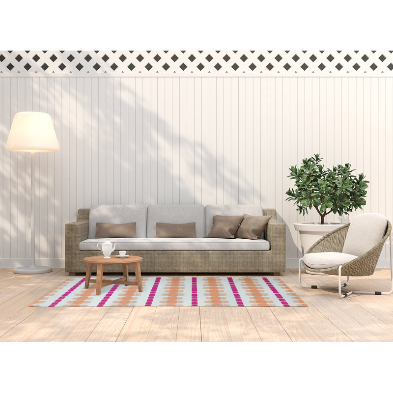 Ludde Chenille Striped Indoor Rug, Rectangle 3' x 5'