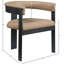 Chaise avec accoudoirs à dossier rembourré Romeo-1213594750-1223767015