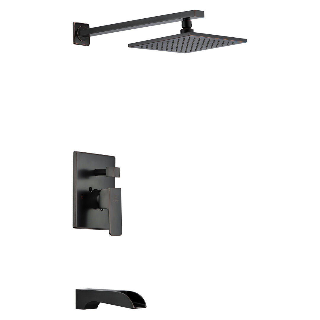 Mezzo Shower Panel with Rain Shower Head ANZZI 