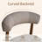 Upholstered Dining Barrel Chair Set of 2, Extra-Wide 20” Seat, Deep Cushioned Comfort, Durable Easy-Care Fabric, Solid Wood Legs-697240325