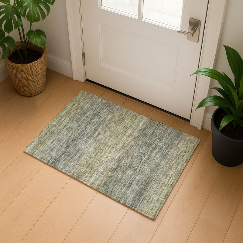 Premium Machine Washable Ariel Geometric Rug, Rectangle 1'8" x 2'6"