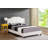 Elegant Transitional White Upholstered Queen Bed-960541822