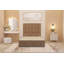 Asterin Divan Bed Base with 54" Floor Standing Headboard Plush Velvet-901826483-902508439-902508516