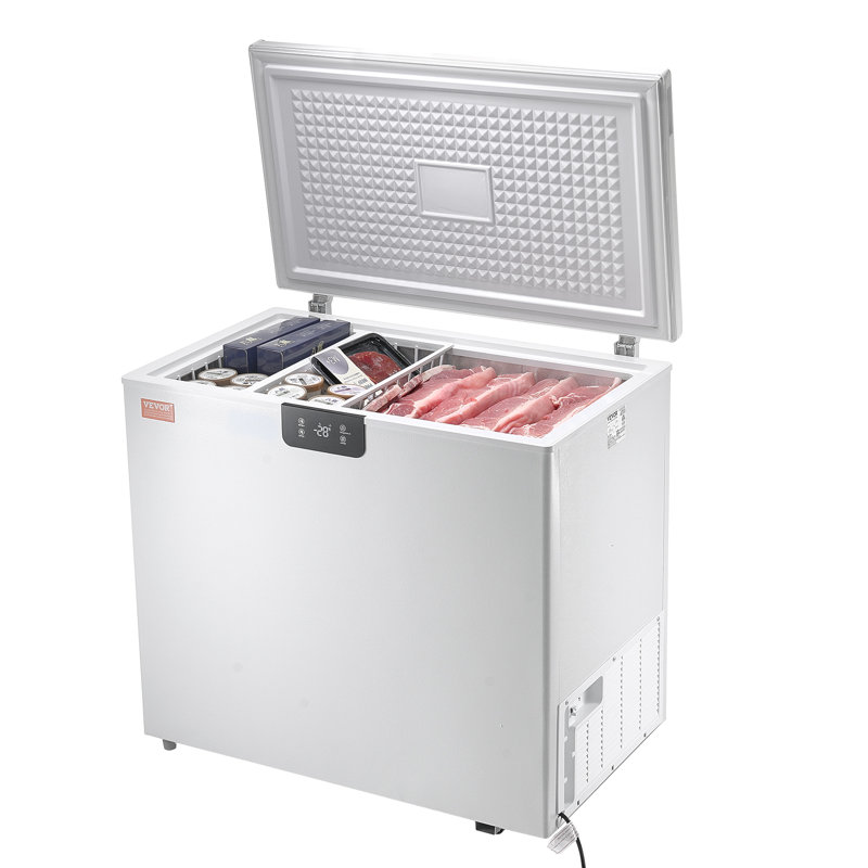 7 Cubic Feet Freezer with Adjustable Temperature Controls, White