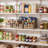 Handwoven Wicker Baskets with Handles, Pantry Storage Baskets for Shelves