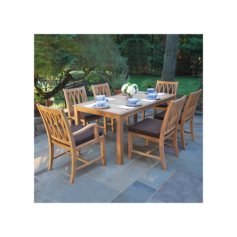 Wainscott Outdoor Dining Table, 42" W x 85" L x 29" H
