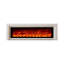 White Solid Wood TV Cabinet Fireplace-117601033-117601030