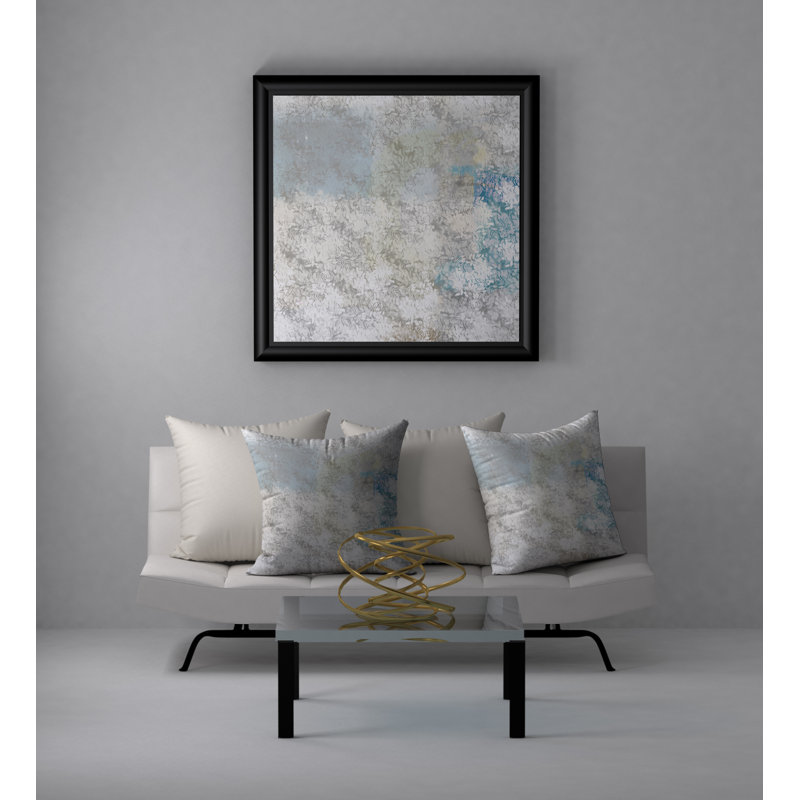 Abstract Reversible Throw Pillow, 20" x 20"