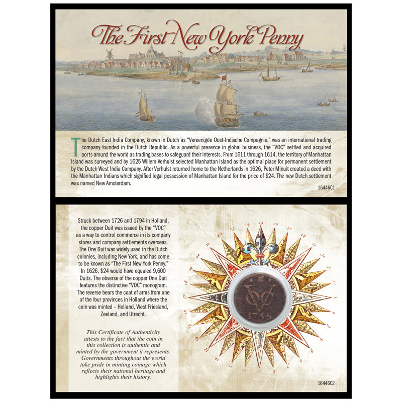 The First New York Penny Coin