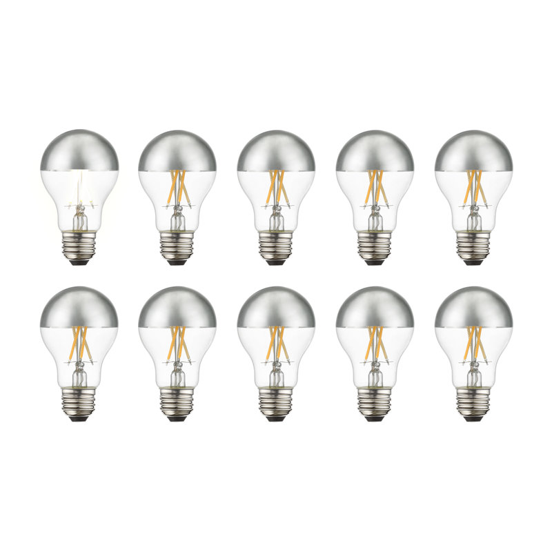 Mcswain 8 Watt (60 Watt Equivalent) A19 LED Dimmable Light Bulb Warm White E12/Candelabra