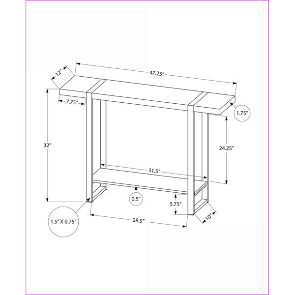 Dimensions du produit