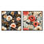 Baconton - ensemble de 2 impressions sur toile florales-102575058-102575047