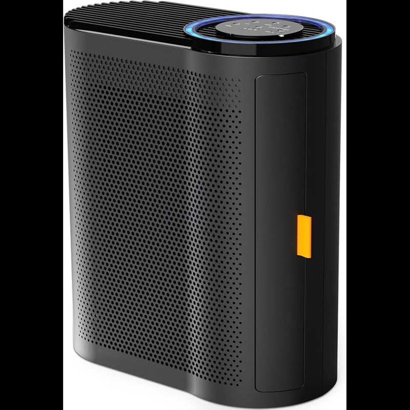 Black HEPA Air Purifier for Large Rooms with Auto Function