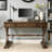 Retro Simple Nut-brown Solid Wood Writing Desk