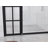 30"-34"W x 72"H Pivot Framed Shower Door with Pattern Glass