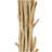 Boyett Solid Wood Floor Lamp with Linen Shade
