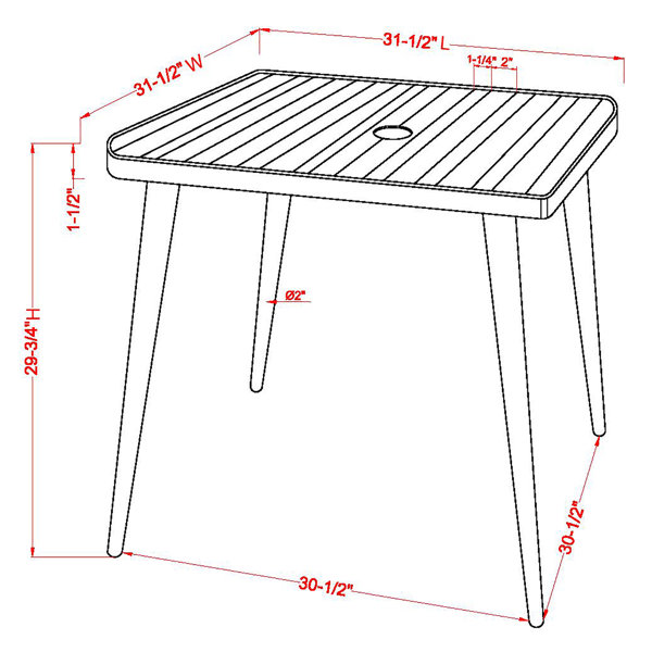 Dimensions du produit
