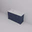 Meuble-lavabo double l 60 po x P 22 po, comptoir en marbre de Carrare-1608741852