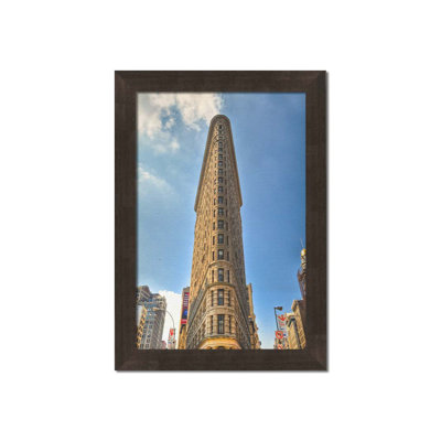 Flatiron Building by Kelly Wade. Paper Print - Mounted & Framed
