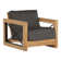 Malta Teak Patio Chair with Cushions