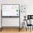 Large Rolling White Board Easel On Wheel, Maxtek 48X32 Inches Double-Sided Mobile Whiteboard, Reversible Magnetic Dry Erase Board Easel Standing Whiteboard On Wheels For Home Office Classroom-100508414