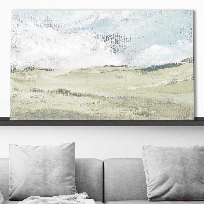 Après-midi champêtre - Peinture, L 30 po x H 18 po, Toile tendue