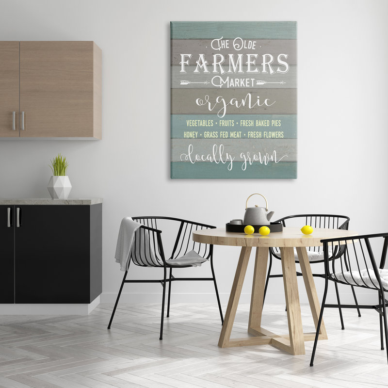 Olde Farmers Market, Toile tendue, L 36 po x H 48 po