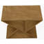 Table d'appoint, côté, bout, table de chevet, étroit, petit, chambre à coucher, salon, placage brun-1726913051