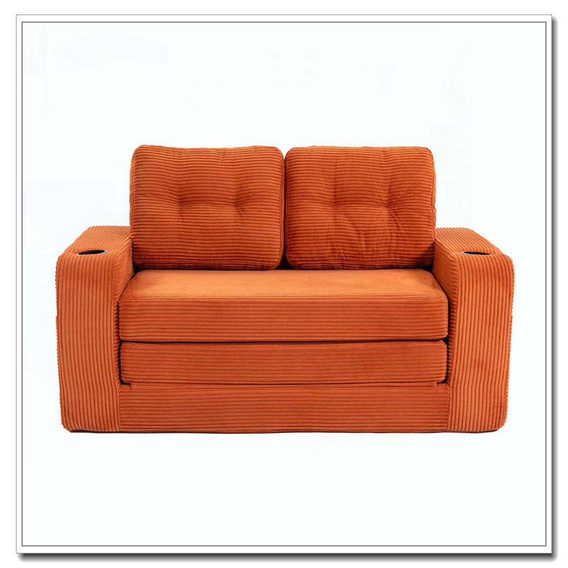 Canapé convertible, Orange