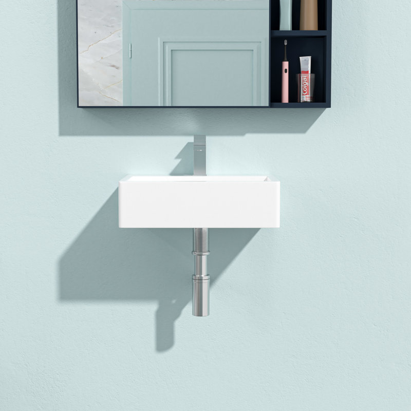 21"X16" White Ceramic Bathroom Sink. Classic European Style With Faucet Hole And Overflow. Arc Beautiful. Elegant Generous. Superior Quality. Low Water Absorption. Acid Stain Resistance. Smooth