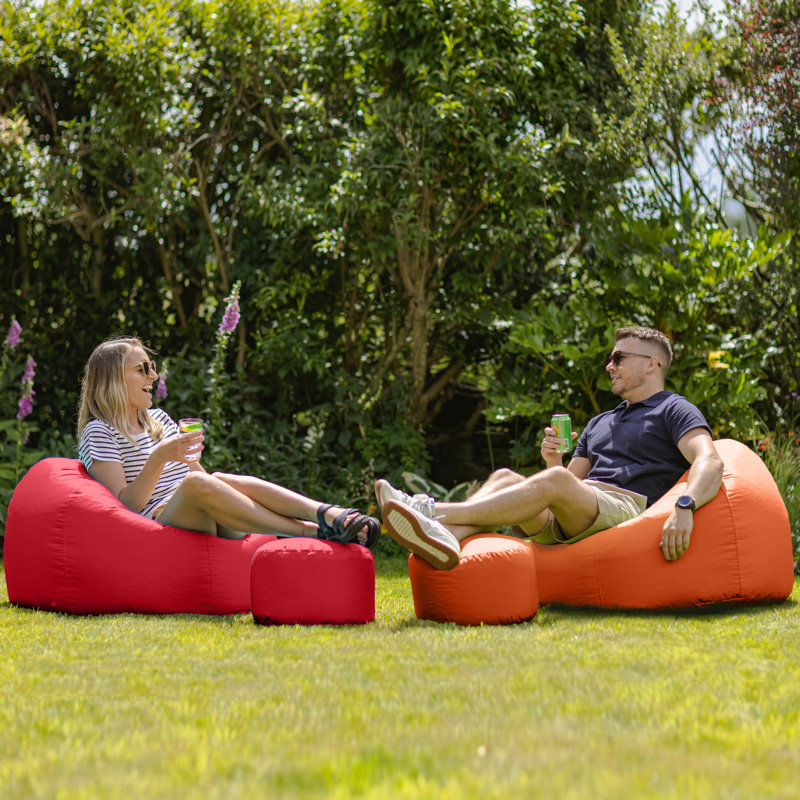 Bean Bag Lounger, Red