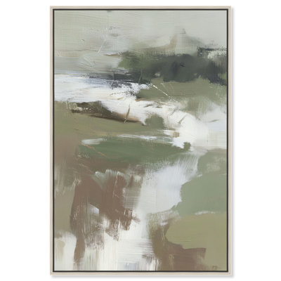 «Dusty Trail I», reproduction d'art sur toile encadrée par Art Remedy, cadre argenté, 10 x 15