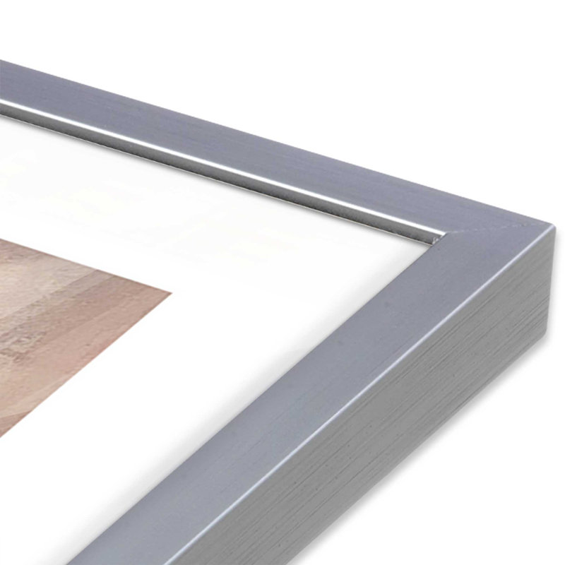 16" x 12" Russet Mists Unfolding Set of 2 Prints  in a Polished Chrome Frame, 11.25" H x 9.25" W, Polished Chrome