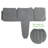 Koryne 20 PCS Cobbled Stone Effect Plastic Garden Lawn Border Edging 16ft Interlocking Landscape Edging for Flower Bed Walkway