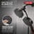 Round 2-in-1 Dual Shower Head with 5-Setting HandHeld Spray 1.75 GPM Matte Black-117545931