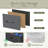 39.37" W 12-Drawer Fabric Dresser with Wood Top, Storage Chest-1532758444