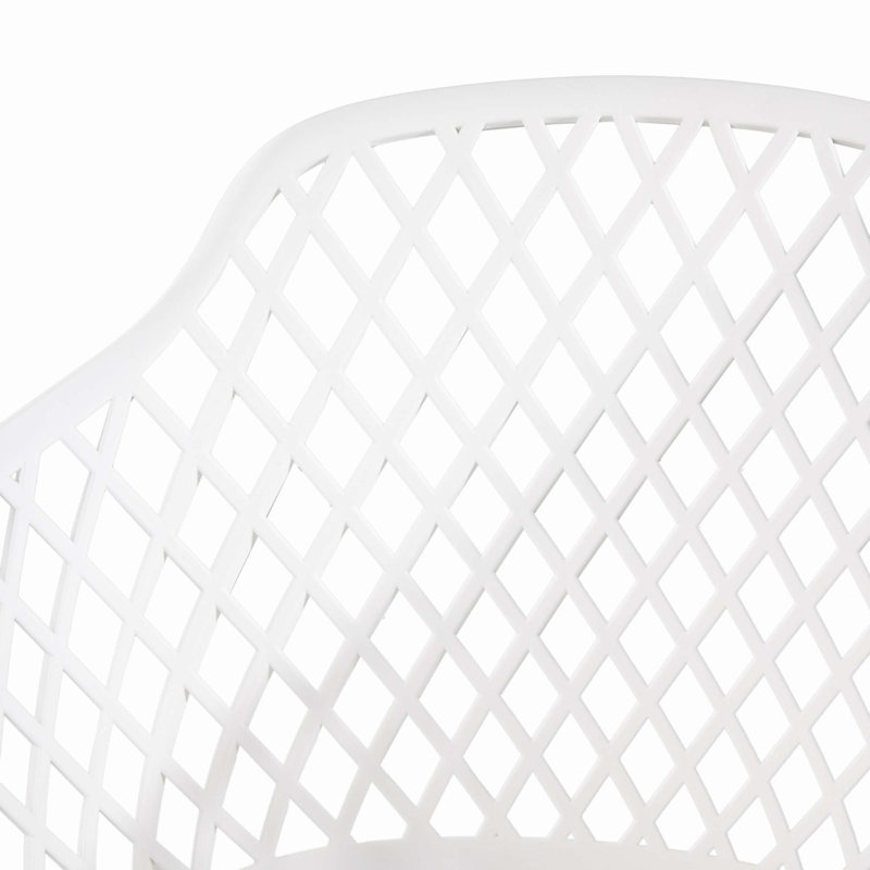Chaise coquelicot, Blanc