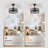 16.5 inch Fandelier Industrial Ceiling Fans with Lights and Remote-106334395-106334397