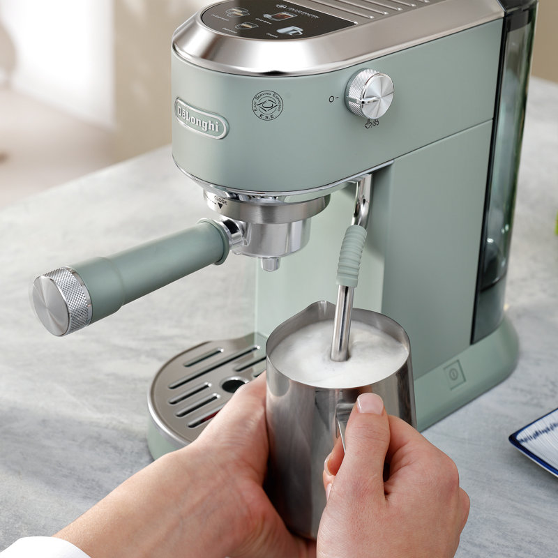 Espresso Machine Cold Brew Maker with Milk Frother, Green