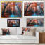 Mystic Orange Fall Forest II - reproduction d'art sur toile traditionnelle-1615773220-1615773245