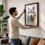 Wolf In Watercolour Modern - Print-136699053-136699056