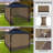 Aoodor Replacement 4-Panel Gazebo Sidewall Curtains-121327732-97531251