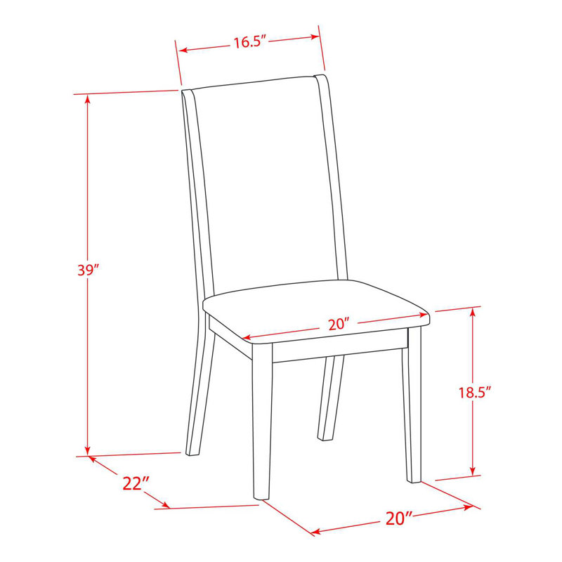 Rectangular Solid Wood Top With Dropleaf Dining Table Set, Acajou, Havane clair, Cinq articles : 1 table, 4 chaises