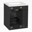 Meuble-lavabo moderne 20 po avec lavabo, armoire de salle de bain avec porte à fermeture douce-2102690080