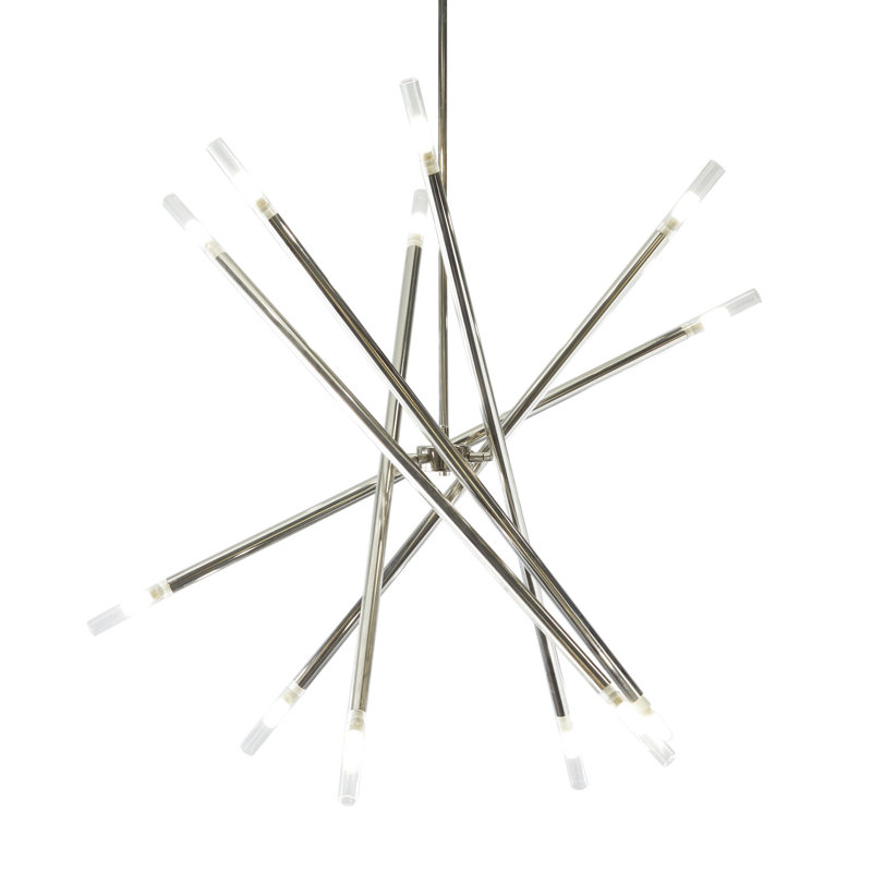 Lustre contemporain en métal