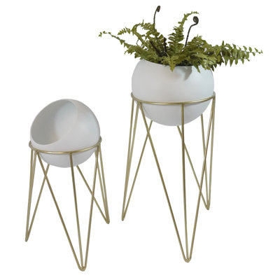 Metal Pot Planter