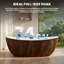 67" Solid Surface Freestanding Bathtub
