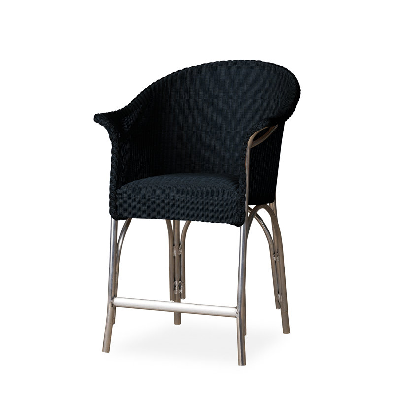 All Seasons Outdoor Bar Stool, Ebony