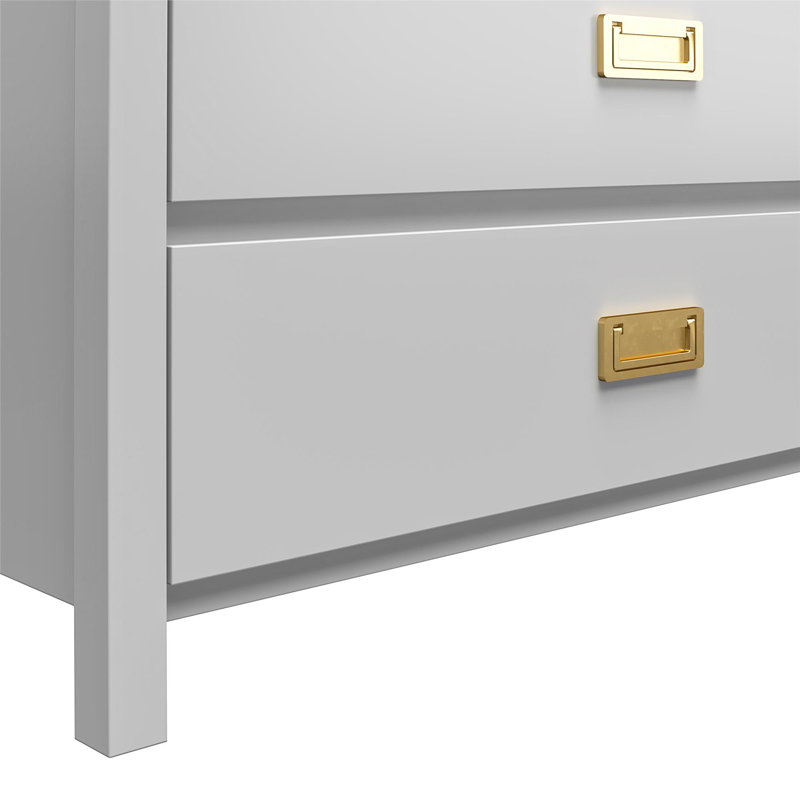 Haven Kids 5 - Drawer Chest, Dove Gray